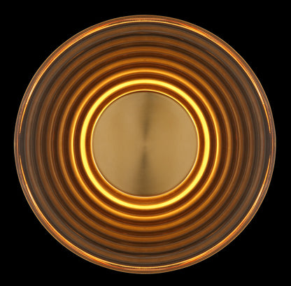 Lampada da parete LED in vetro color ottone affascinante – immagine 4