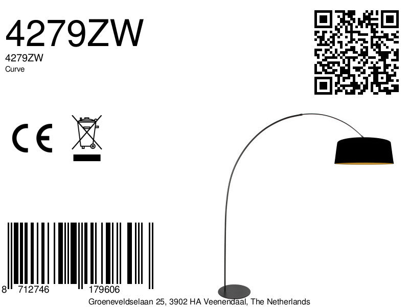 zwarte-booglamp-met-linnen-kap-goudkleurige-binnenzijde-anne-light-curve-variant-image8a