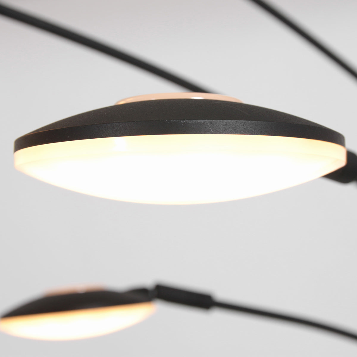 Modern fekete LED állólámpa Mexlite Synna – 11. kép