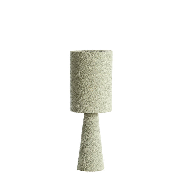 Micky tafellamp van textiel in mintgroen – Light & Living