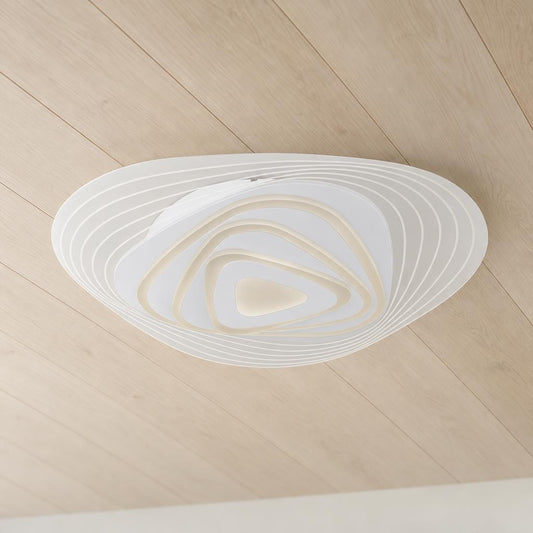 White Heart-Shaped LED Ceiling Light Globo Jocelyn – lifestyle image