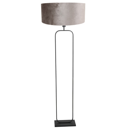 vloerlamp-zwart-met-grijze-velours-kap-en-luxe-uitstraling-steinhauer-stang-variant-image1