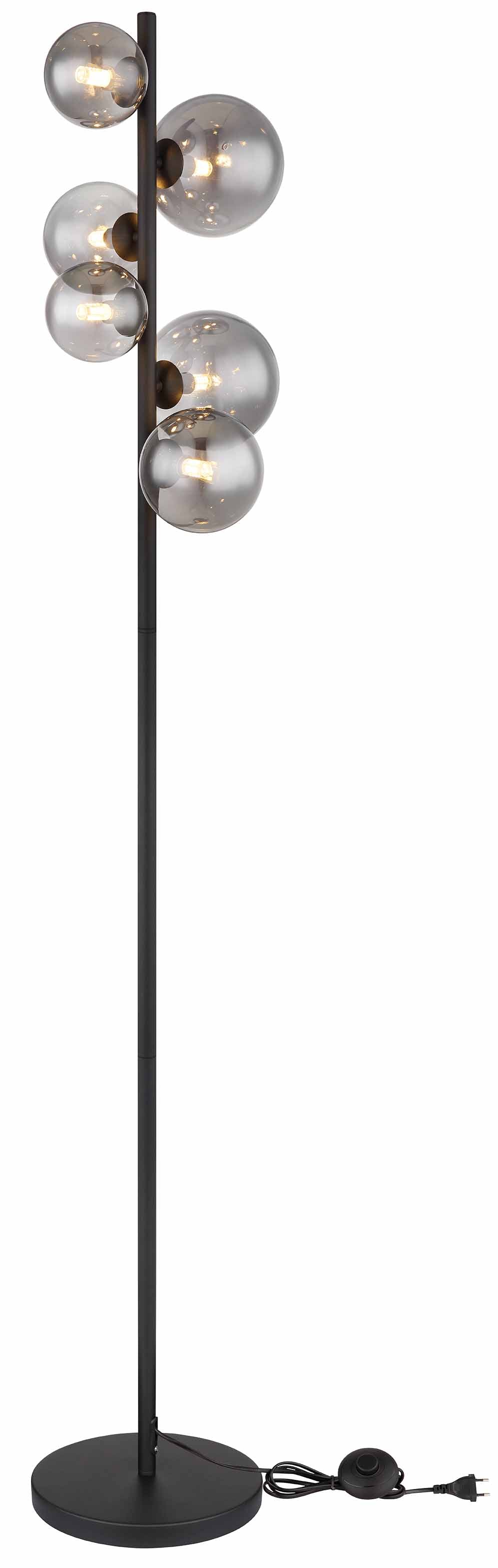 verticale-6-rookglasbol-vloerlamp-zwart-globo-riha-variant-image3