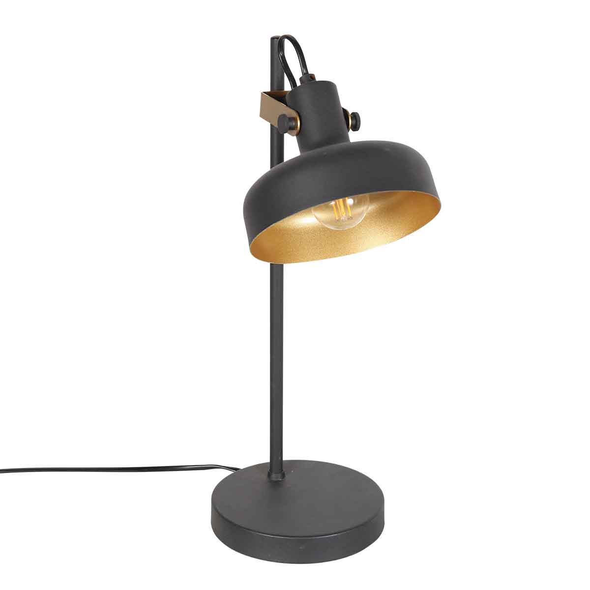 Mexlite Prato Retro Table Lamp with Gold Details – image 1