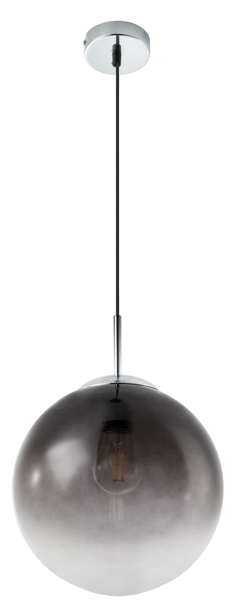 Candelabro de vidro cromado com caráter – imagem 1