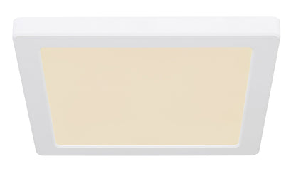 Lampada da soffitto LED in plastica bianca di media grandezza – immagine 2