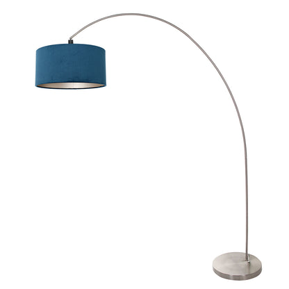 stalen-klassieke-booglamp-met-blauwe-lampenkap-mexlite-solva-variant-image1