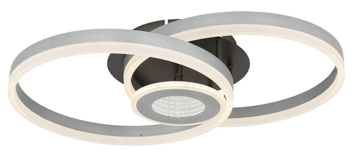 Střední hliníková LED stropní lampa – obrázek 8
