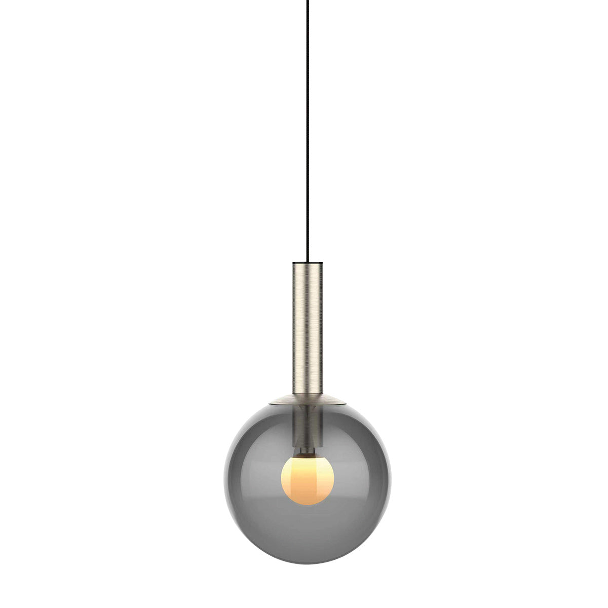 Rūdytos stiklo ir šiltos šviesos dimmable Stalen pakabukas lampas Steinhauer Volari – nuotrauka 4