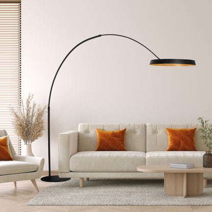 zwarte-booglamp-met-grote-led-ring-van-steinhauer-ringlux-variant-image3