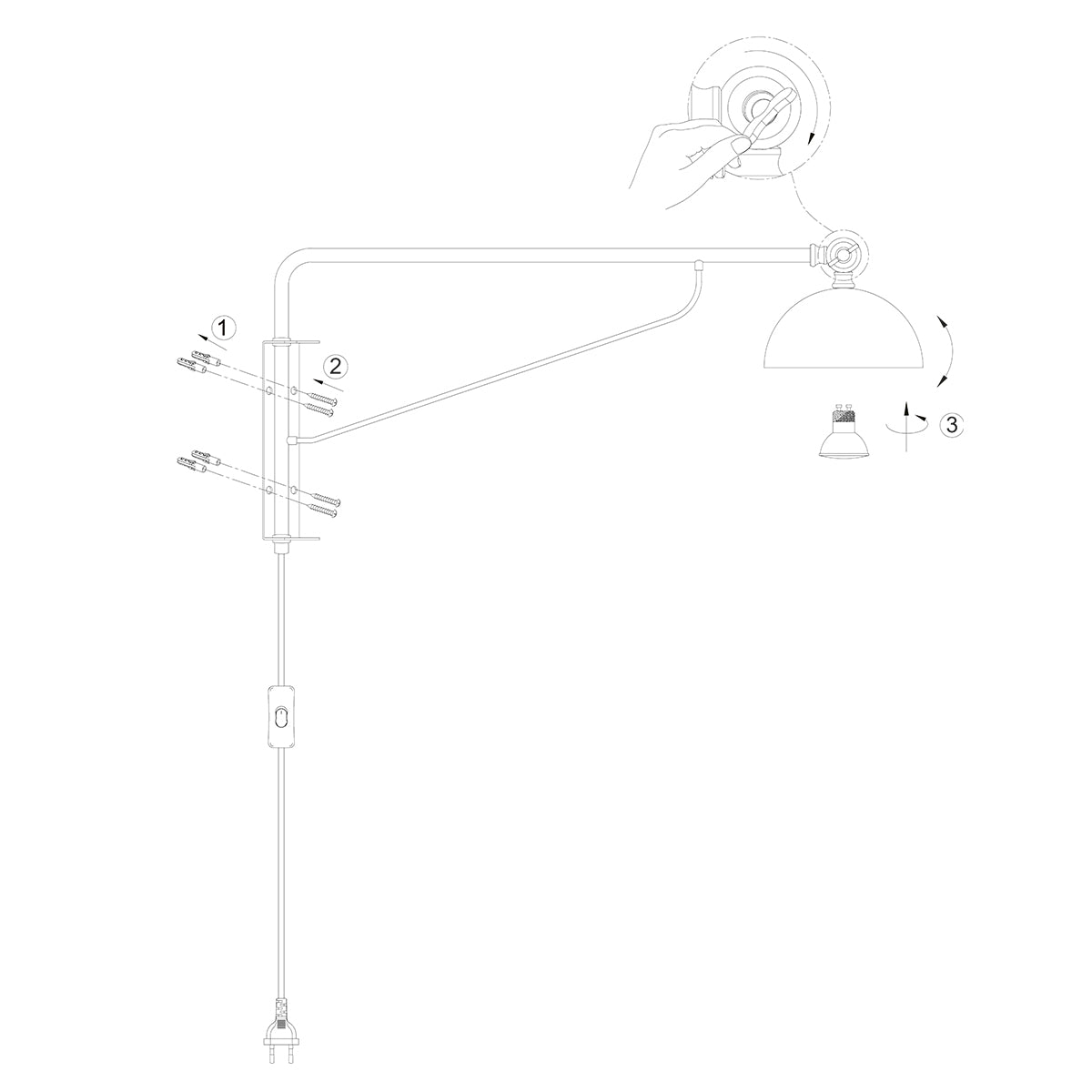 zwarte-wandlamp-retro-bronze-kap-steinhauer-pintino-variant-image9