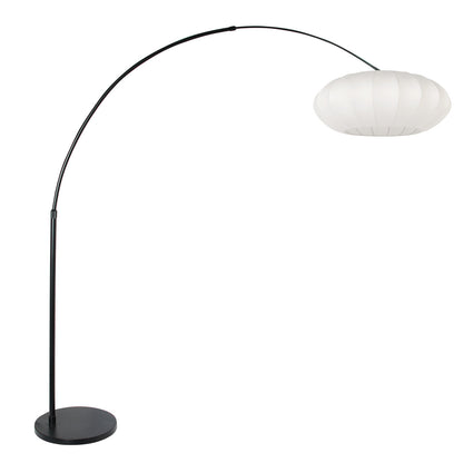 zwarte-vloerlamp-met-witte-kap-steinhauer-sparkled-light-main-image