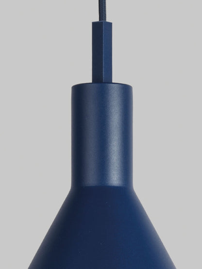 Lampadario in metallo blu scuro raffinato It's About RoMi Stavanger – immagine 1