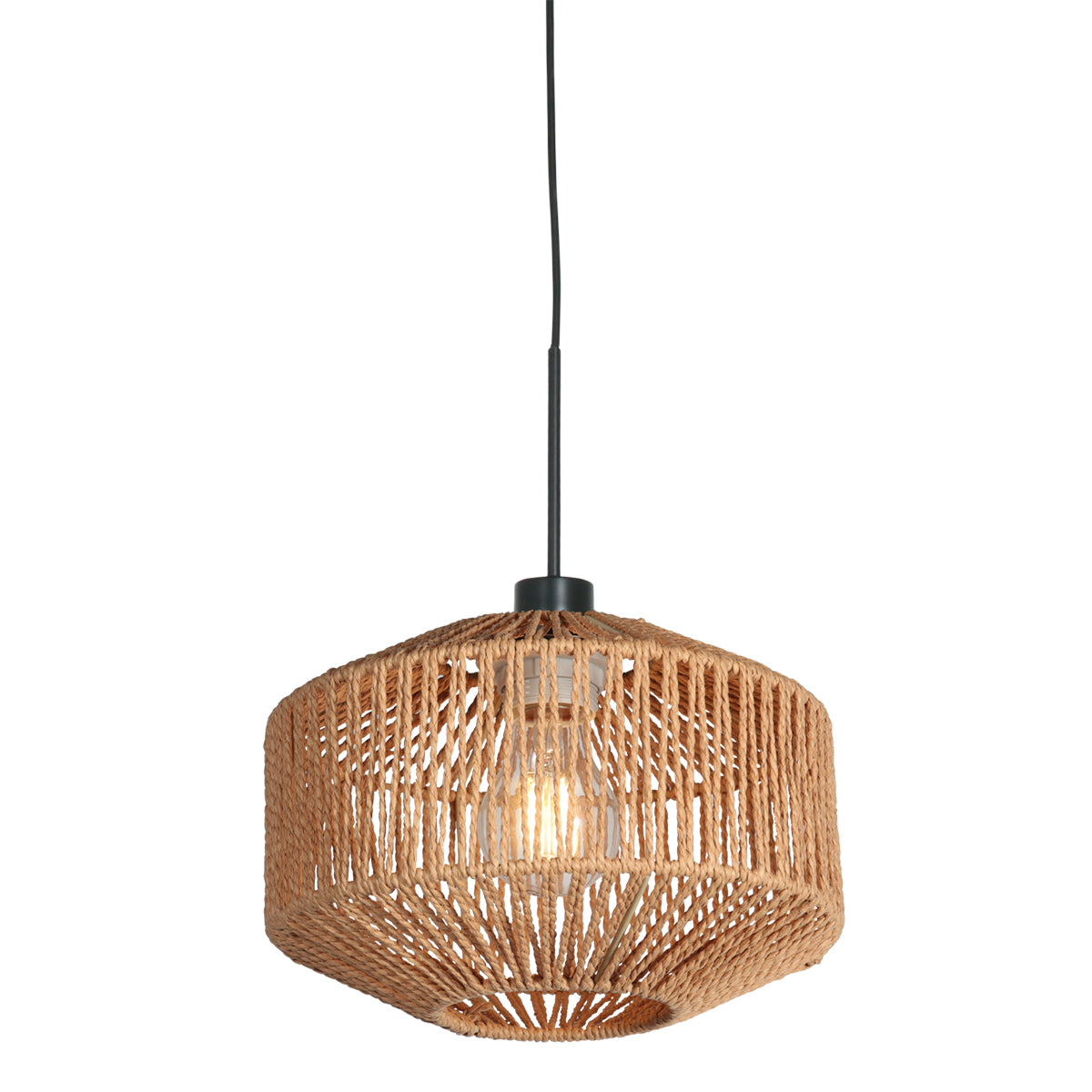 zwarte-pendel-met-fijn-gevlochten-touwkap-steinhauer-sparkled-light-main-image