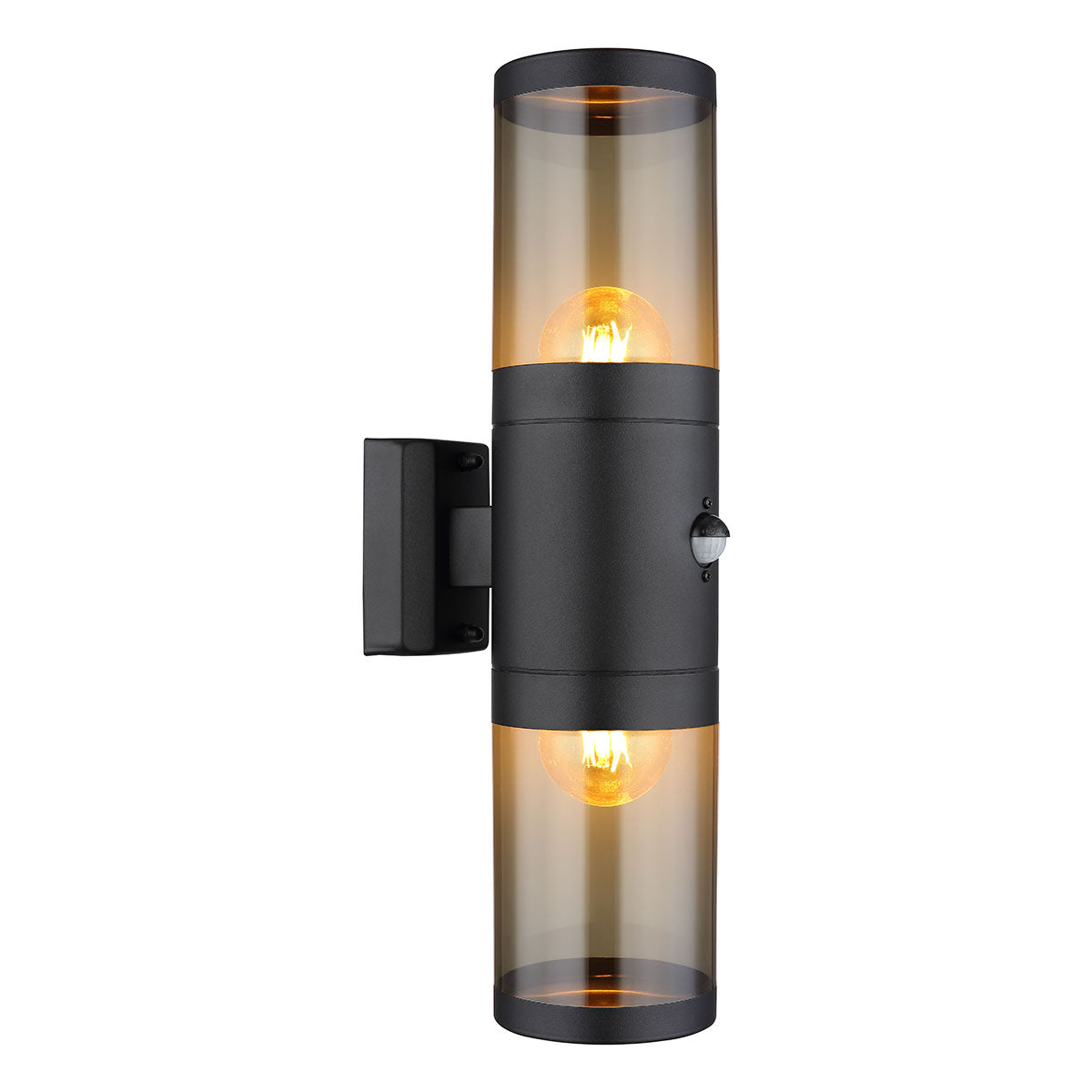 zwart-rookglazen-moderne-buitenlamp-globo-xeloo-main-image