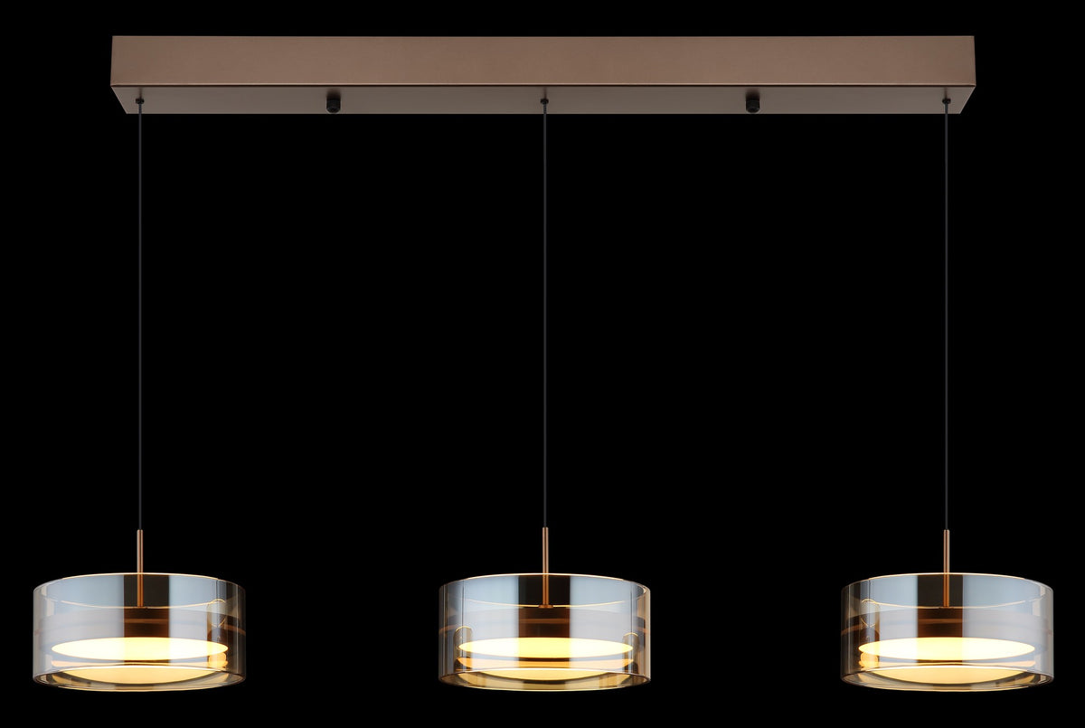 Grande lâmpada de pendurar LED na cor café – imagem 6