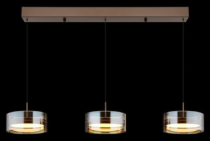 Grande lâmpada de pendurar LED na cor café – imagem 6