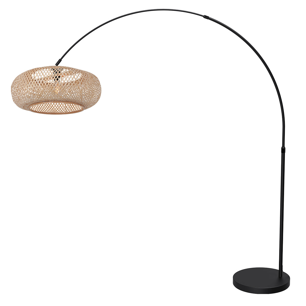booglamp-zwart-met-bamboe-kap-verstelbaar-e27-mexlite-flair-1-variant-image1