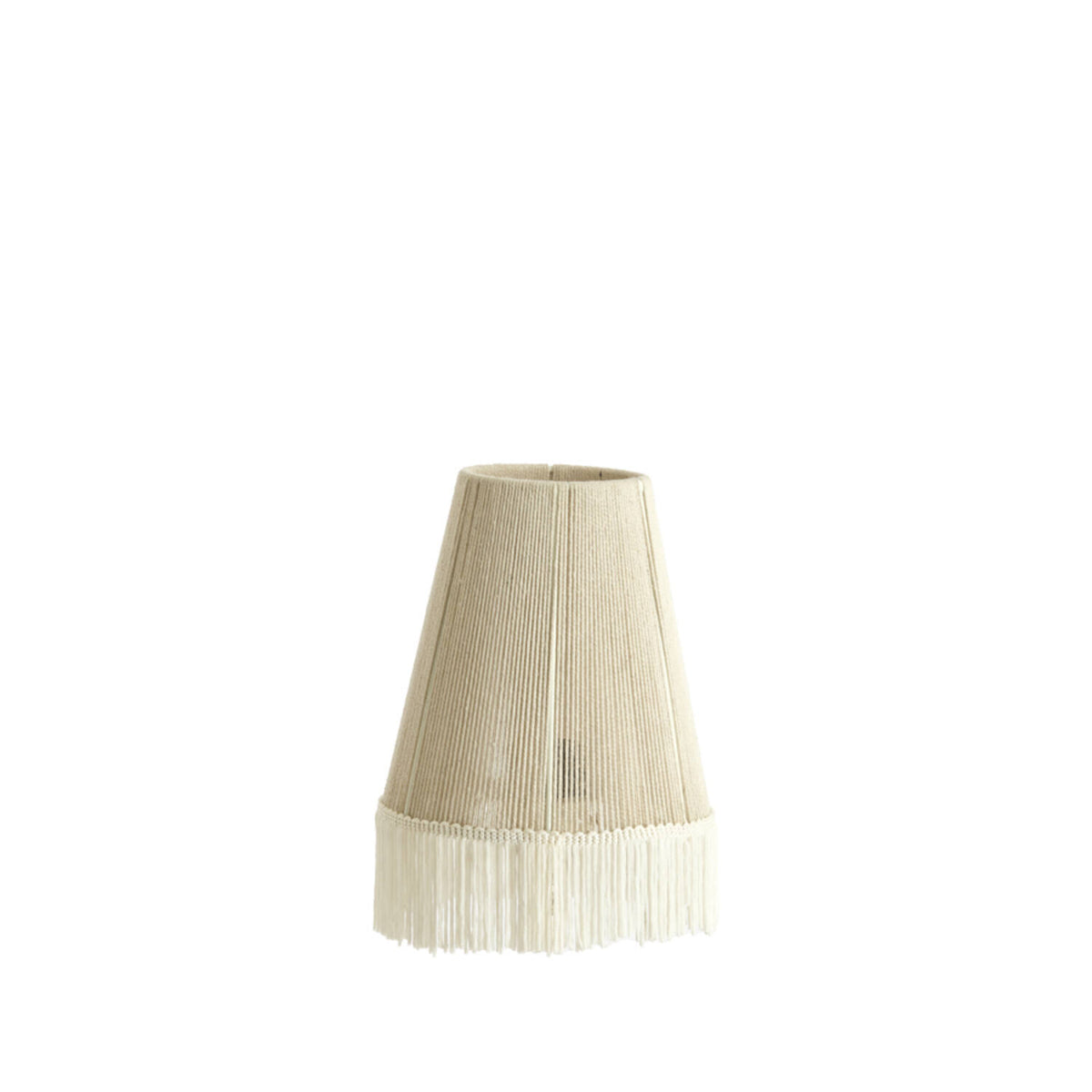 Kleine crèmekleurige drum lampenkap Light & Living Binjai