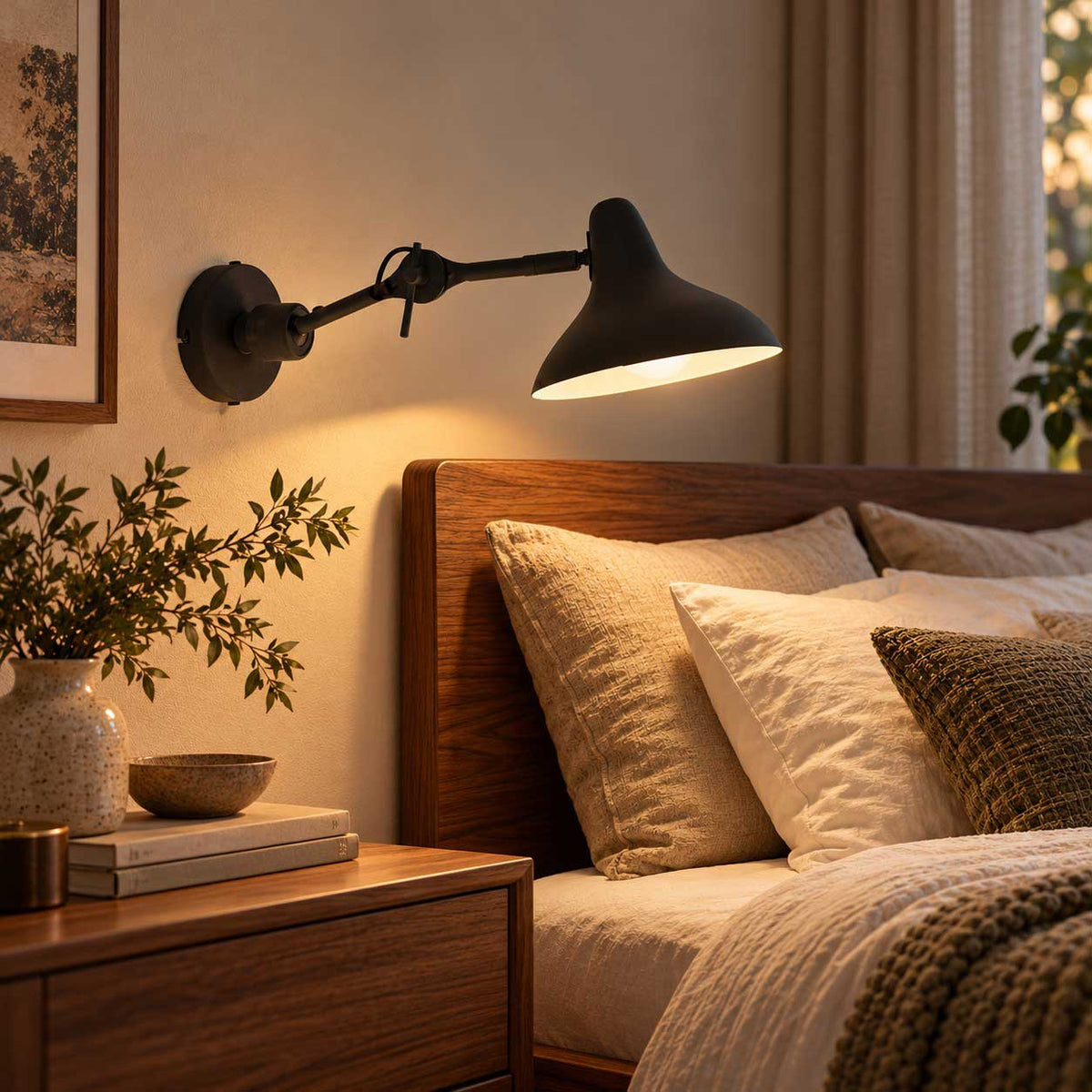 Säädettävä retroseinävalaisin Anne Light & Home Kasket – kuva 2