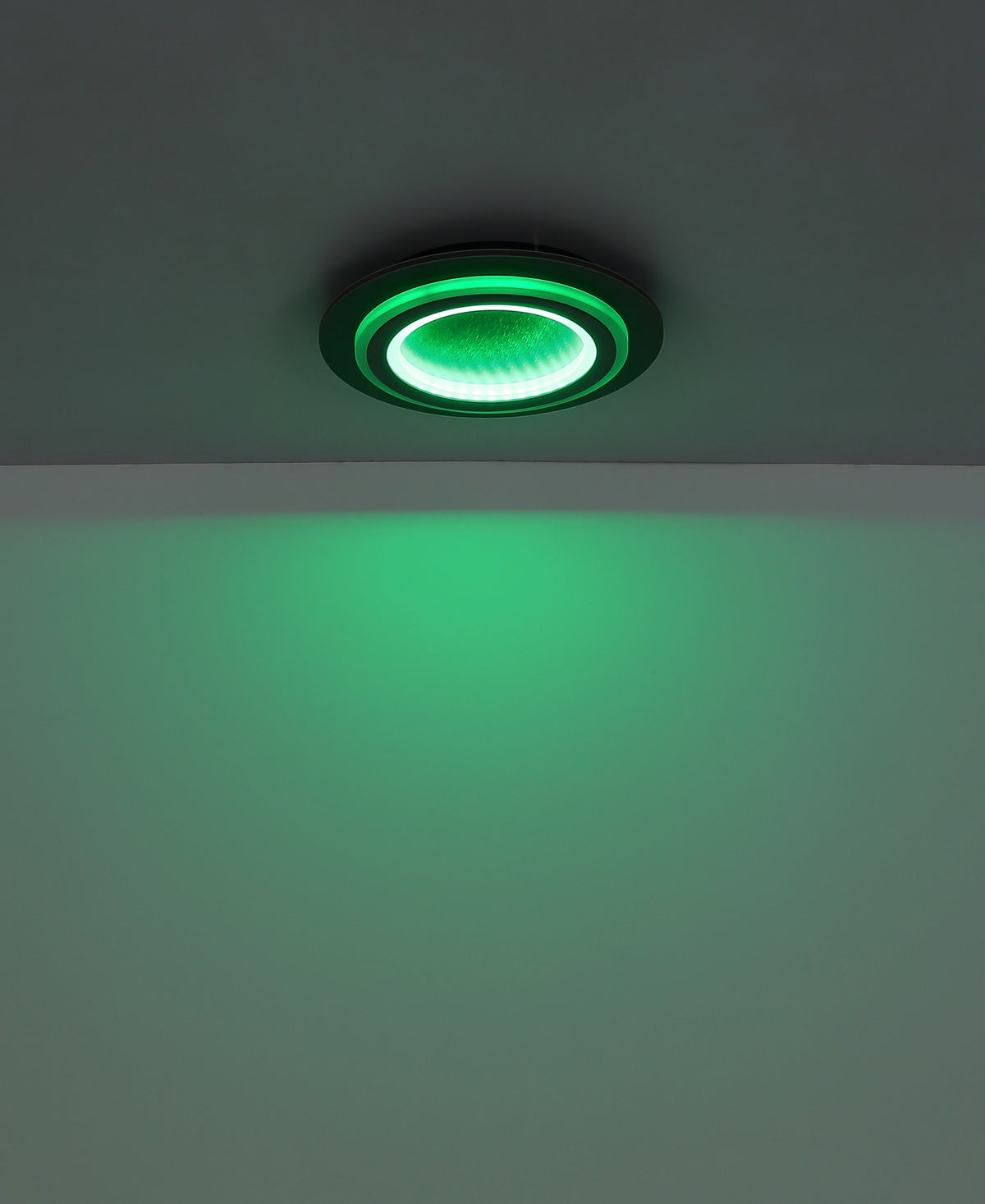 Elegantne must metalline LED 2 valgusega laelamp – pilt 12