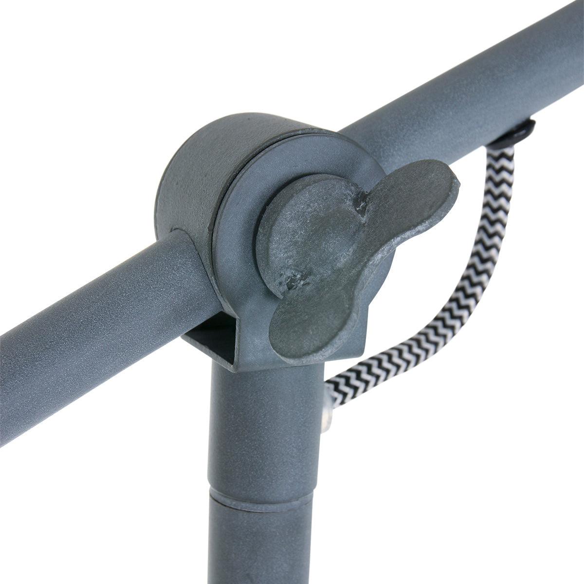 Mexlite Nove Grey Industrial Floor Lamp – image 5