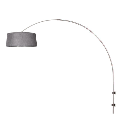 staalkleurige-boog-wandlamp-met-grijze-kap-steinhauer-sparkled-light-variant-image1