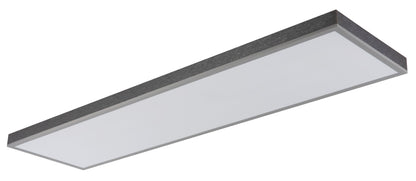 Lampada da soffitto LED in alluminio extra grande color argento – immagine 1