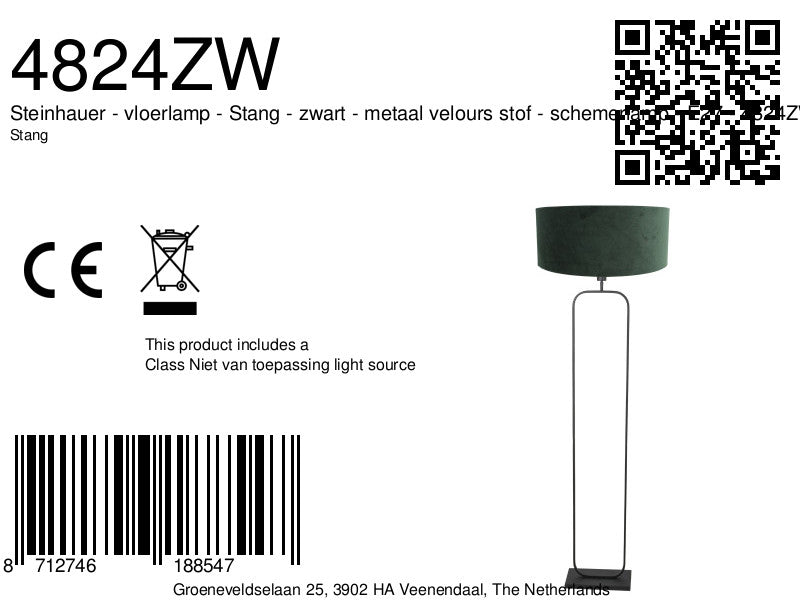 vloerlamp-met-groene-velours-kap-op-strak-zwart-frame-van-steinhauer-variant-image8a