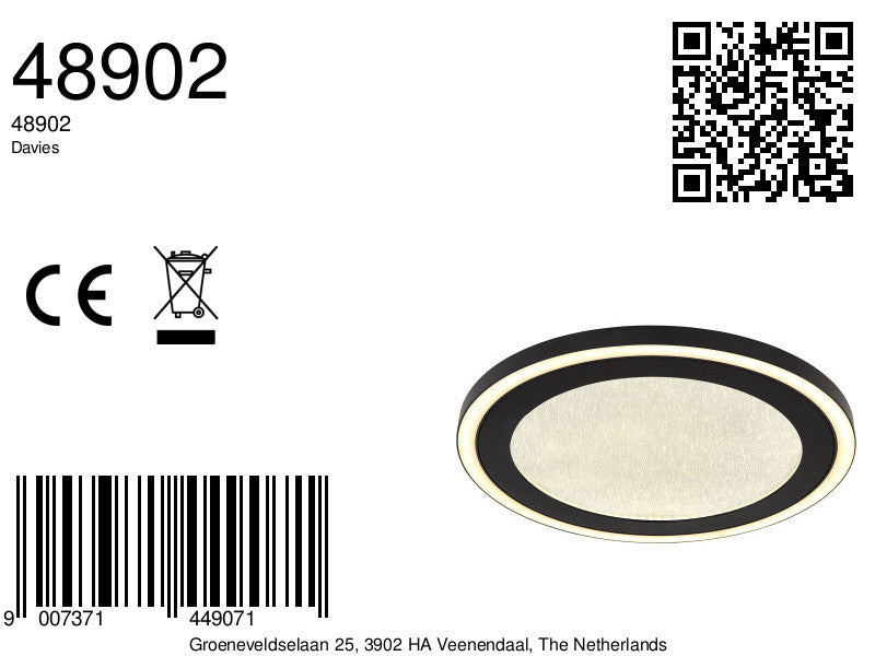 ronde-moderne-plafondlamp-zwart-wit-globo-davies-variant-image8a