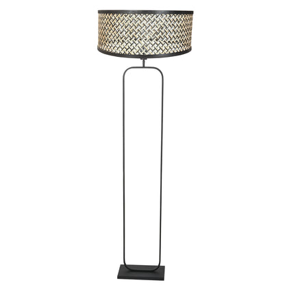 vloerlamp-met-zwarte-bamboe-kap-en-beige-accenten-steinhauer-stang-main-image