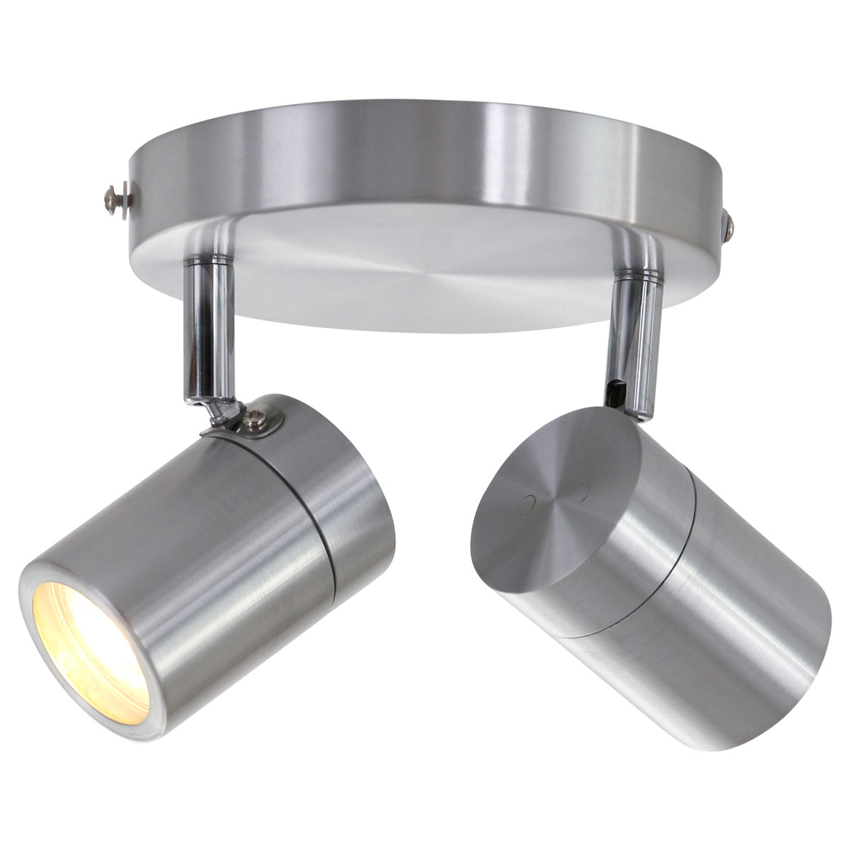 Mexlite Upround 2-lichts spot staal – dim-to-warm LED – afbeelding 5