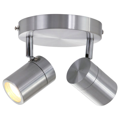 Mexlite Upround 2-lichts spot staal – dim-to-warm LED – afbeelding 5