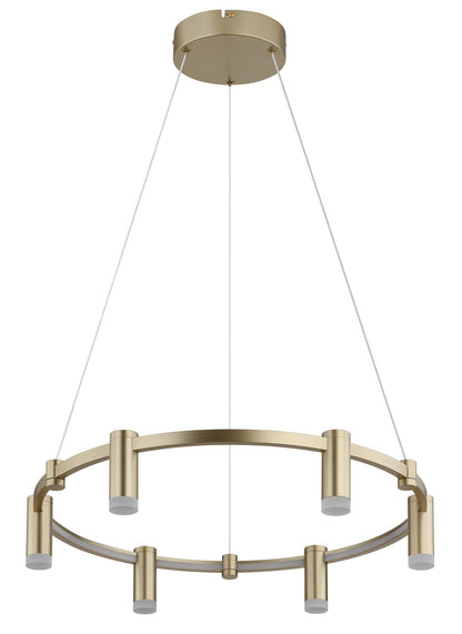 Lampada a sospensione LED metallica dorata charmante – immagine 1