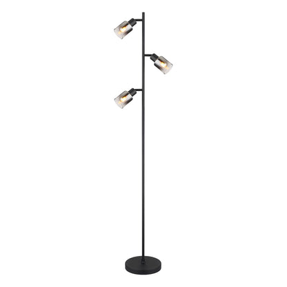 zwarte-3-kap-vloerlamp-metaal-rookglas-globo-hubertus-main-image