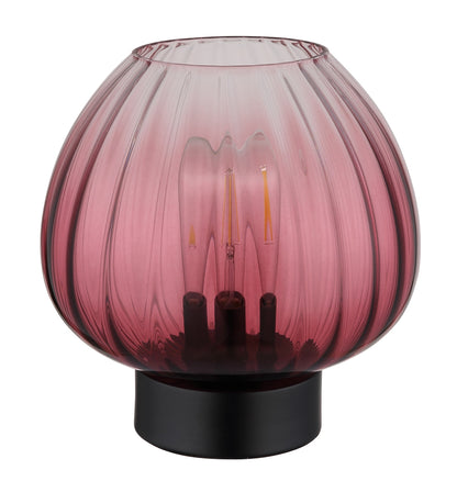 Lampada da tavolo nera sottile – immagine 1