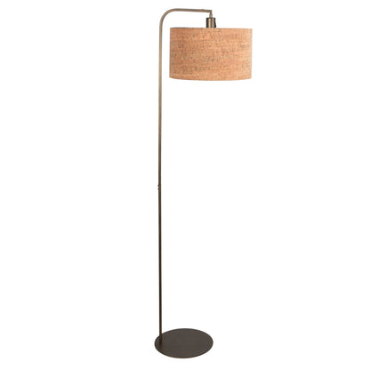bronskleurige-vloerlamp-met-beige-kurk-kap-steinhauer-stang-main-image