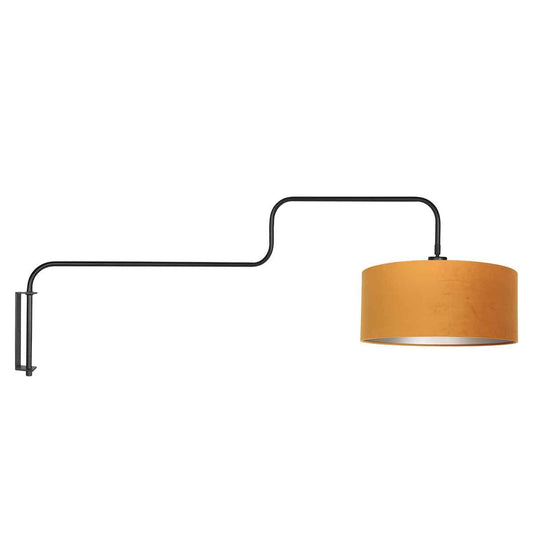 metalen-wandlamp-trendy-gouden-veloursstof-steinhauer-bloeba-main-image