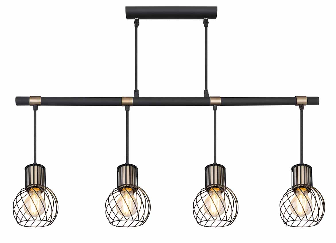 hanglamp-4-lichts-rasterkap-zwart-goud-globo-argusto-variant-image1