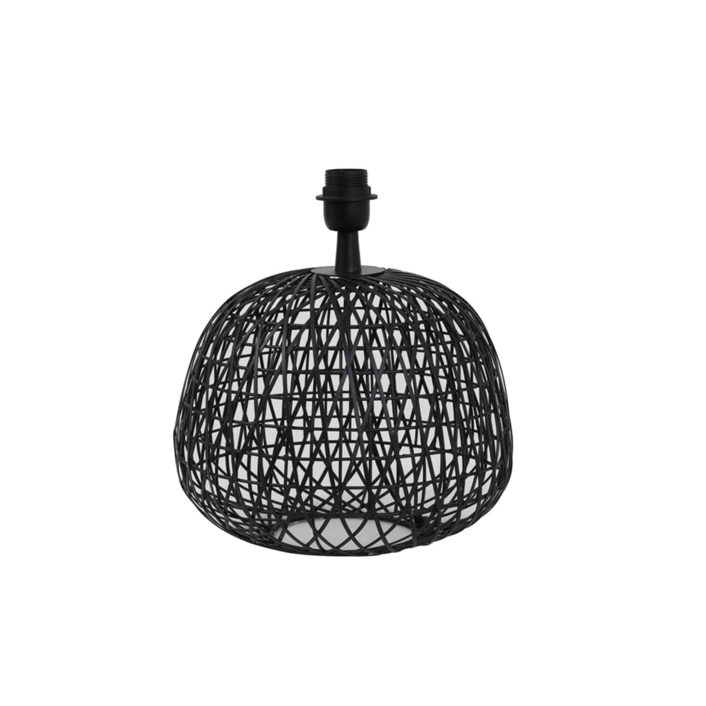 zwarte-tafellamp-light-living-alwina-met-koepelvormige-draadkap-main-image