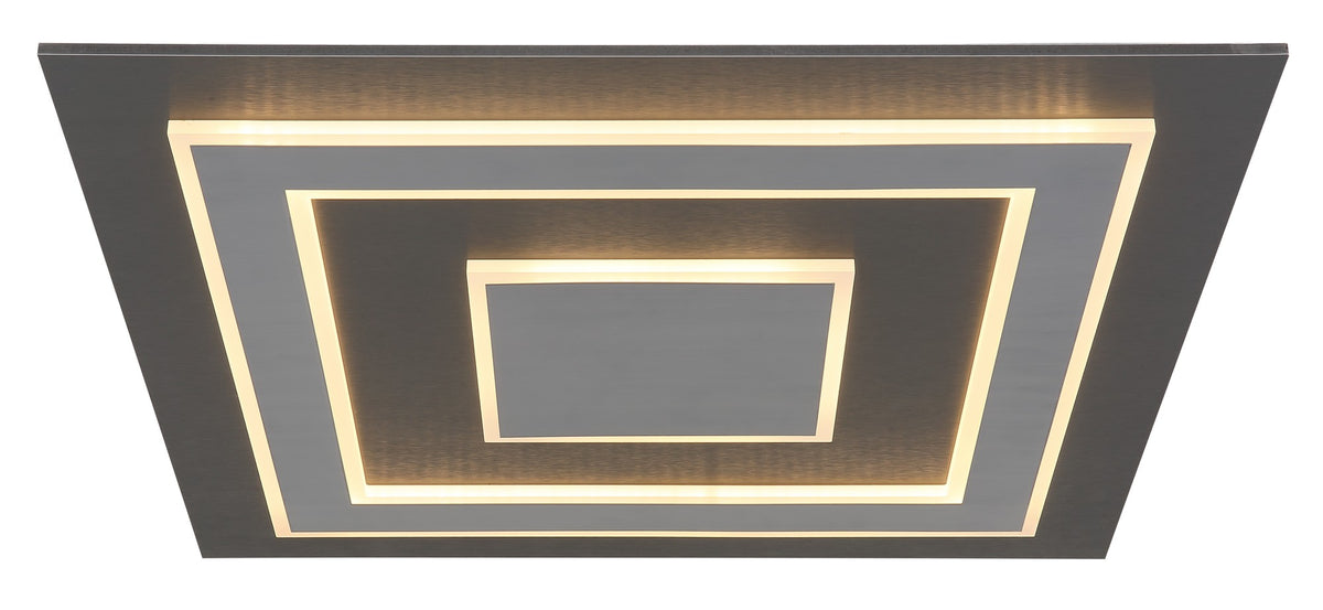 Lampada a soffitto LED in plastica antracite grande e stilosa – immagine 2