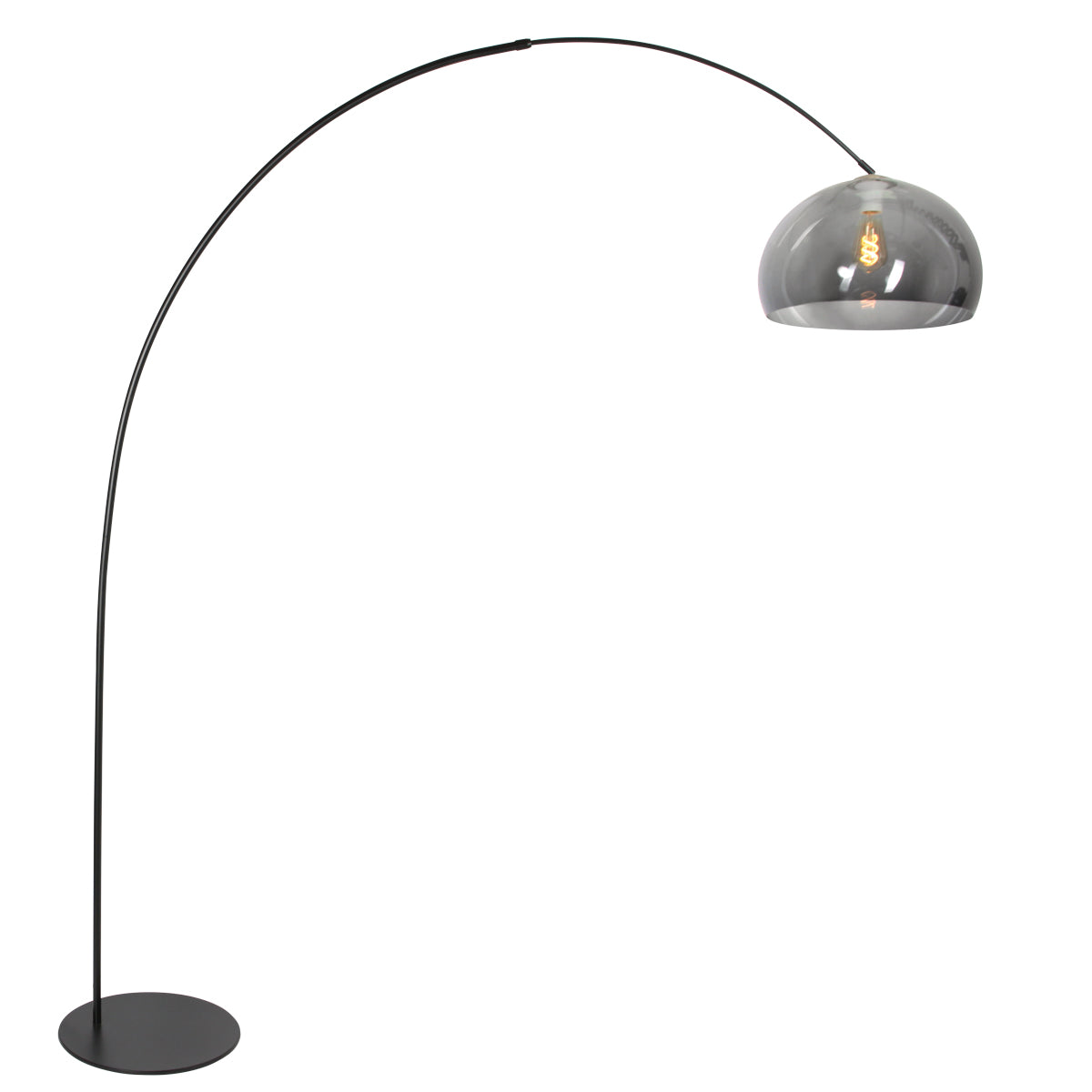zwarte-booglamp-met-smoke-bolkap-anne-lighting-curve-main-image