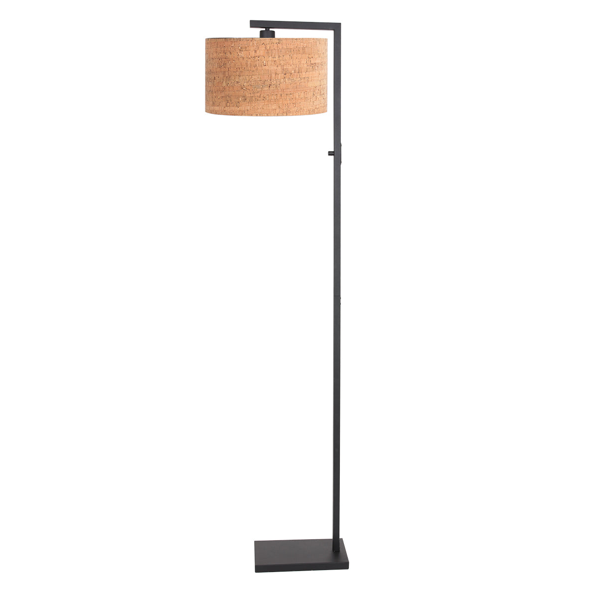zwarte-vloerlamp-met-warme-kurken-kap-steinhauer-stang-main-image