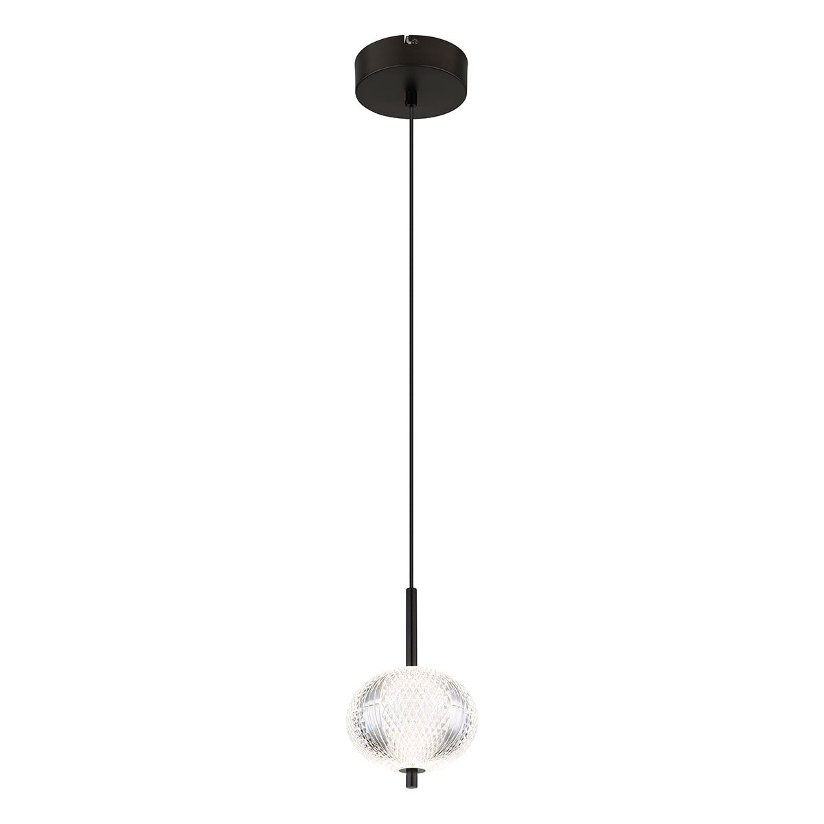 moderne-hanglamp-zwart-metaal-glas-globo-aida-main-image