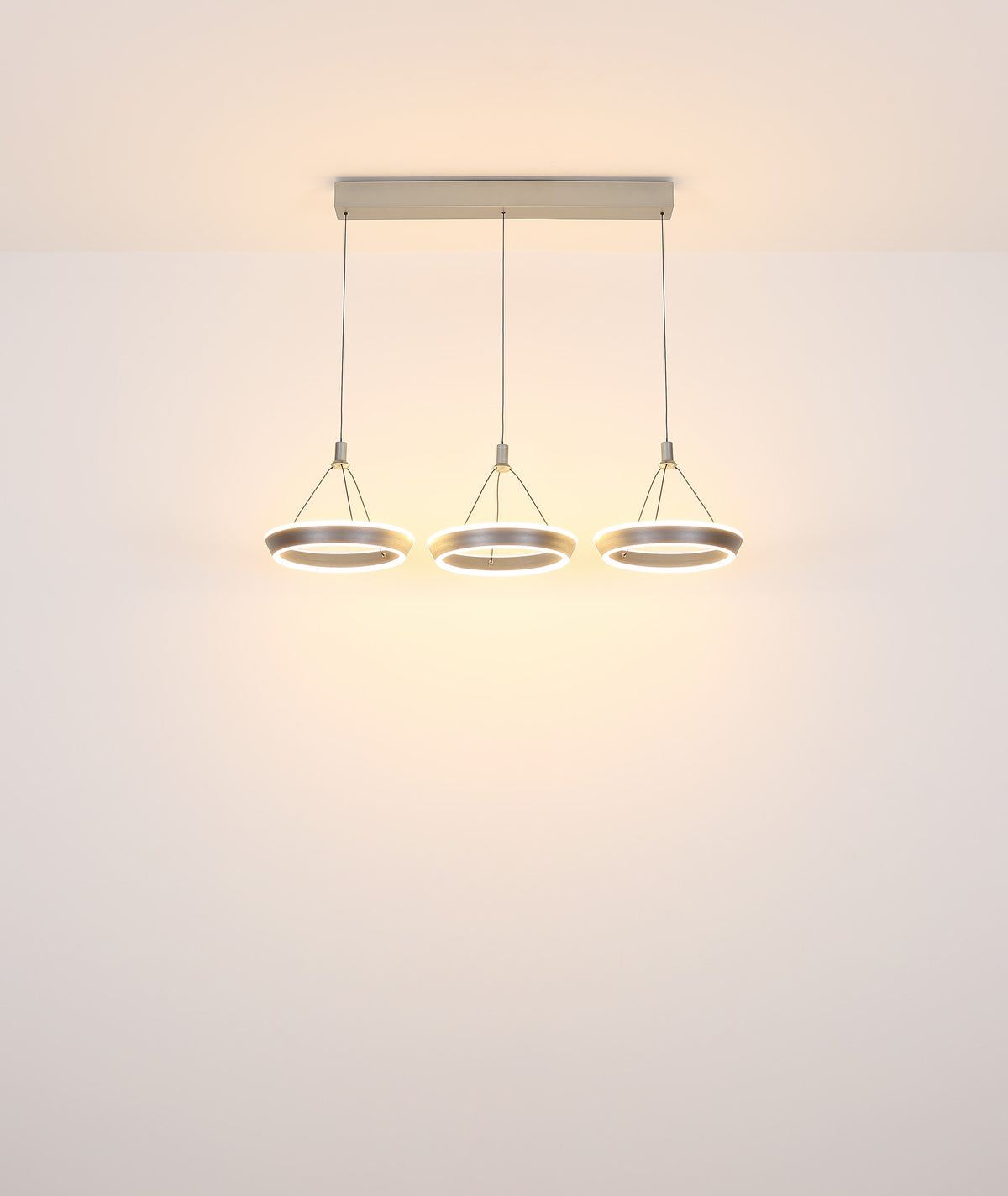 Lampa suspendată din metal negru elegant cu LED – imaginea 5