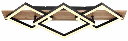 2-lichts-geometrische-plafondlamp-zwart-bruin-globo-beatrix-variant-image1