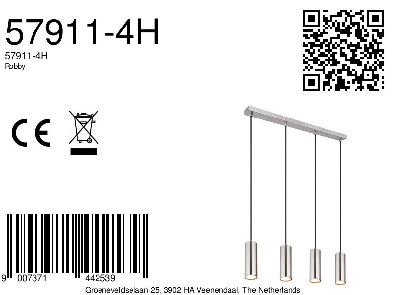 nikkelen-hanglamp-4-spots-globo-robby-variant-image8a