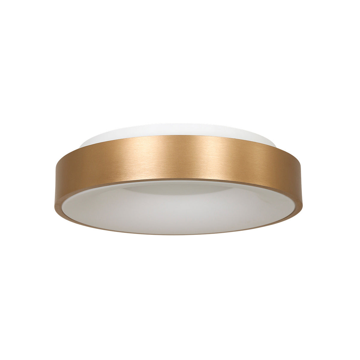 Златна LED плафониера Steinhauer Ringlede Ø38 см – изображение 11