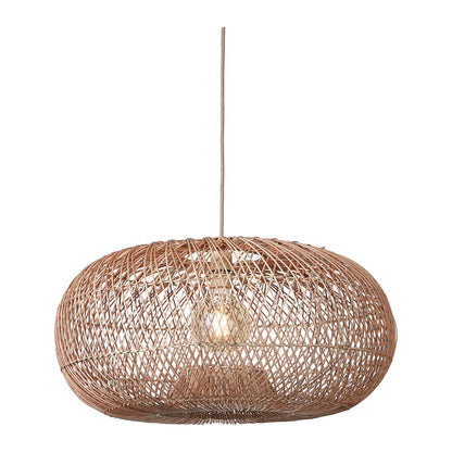 Grande lampada a sospensione in rattan color naturale GOOD&MOJO Arizona