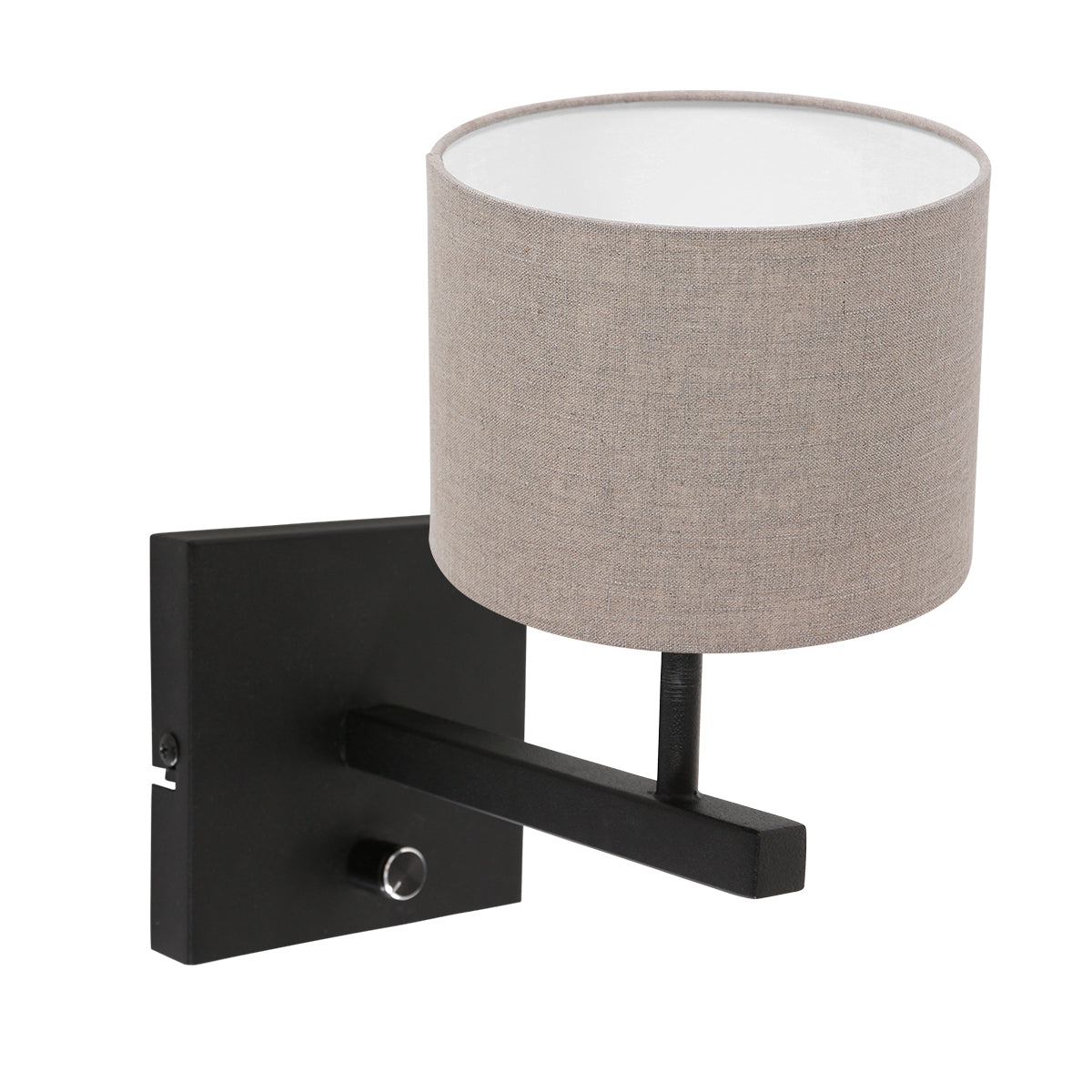 wandlamp-met-beige-kap-steinhauer-stang-variant-image1